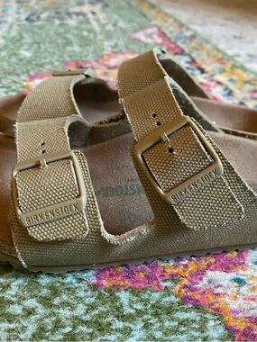Birkenstock Arizona Two-Strap Sandal in Khaki